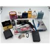 Image 1 : Variety Lot: Cologne, Razor, Glasses, Charging Cable, Batteries, & More