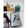 Image 8 : Variety Lot: Cologne, Razor, Glasses, Charging Cable, Batteries, & More