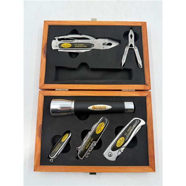 Sheffield Multi Tool Knife Set With Flashlight