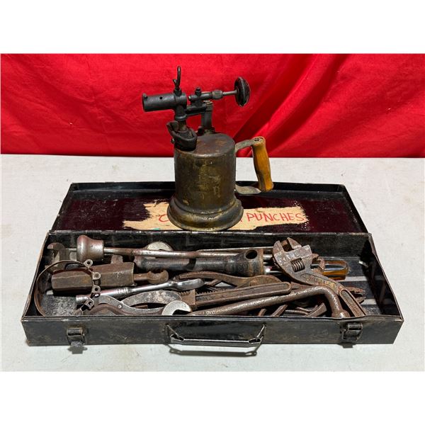 Assorted Tools & Vintage Torch