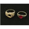 Image 3 : 2 Silver Rings (Stamped 800)