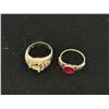 Image 4 : 2 Silver Rings (Stamped 800)