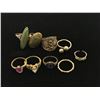 Image 1 : 9 Silver Rings (Lots Stamped)