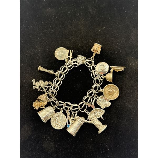Sterling Silver Charm Bracelet