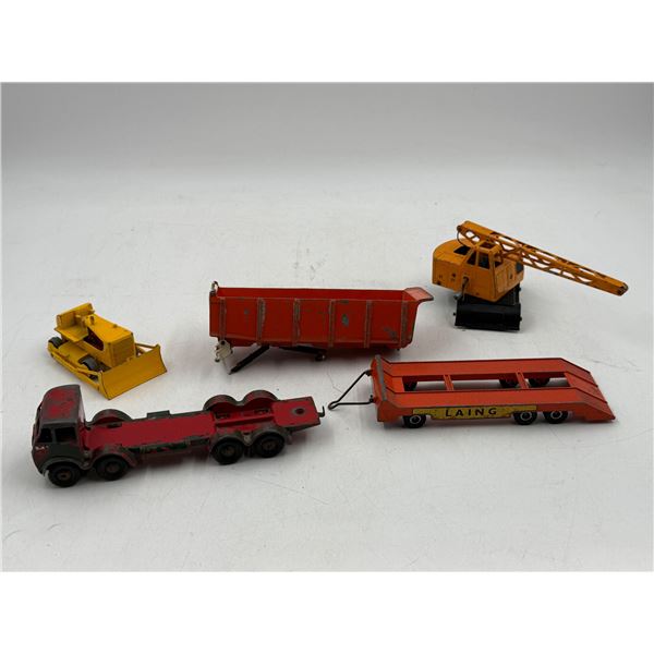 Vintage Toys: Crane, Truck, Bulldozer, & More: Dinky, Lesney, & More
