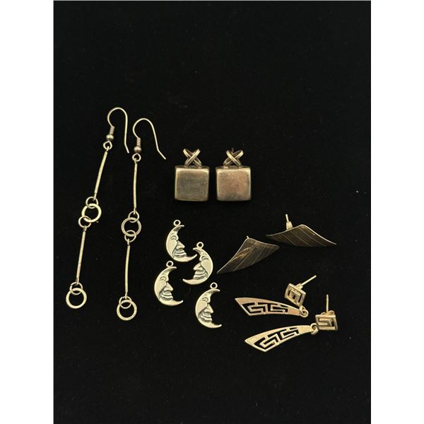 Silver Earrings & Charms (Some Stamped)