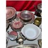 Image 6 : Collection Of Plated Items: Servers, Pitchers, Goblets, Teapots, & More