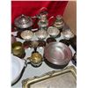 Image 8 : Collection Of Plated Items: Servers, Pitchers, Goblets, Teapots, & More