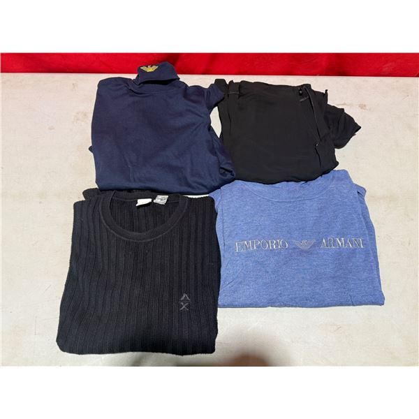 4 Assorted Size Armani Clothes (Sweaters)