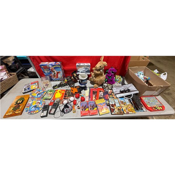 Variety Lot: Toys, Pokemon, Books, Backpack Plush Doll