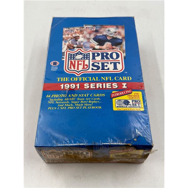Sealed 1991 NFL Pro Set Series I Football Cards