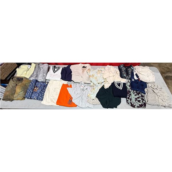 Assorted Size Clothes: Shirts & Sweaters