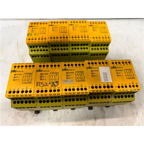Lot of (9) Pilz Modules #774318