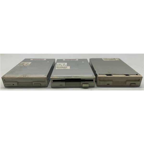 Lot of (3) Floppy Disc Units 2-#MPF920 & 1-#JU-257A606P