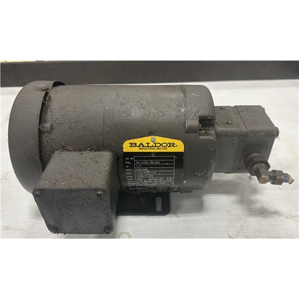 1/4 HP Baldor Spec #31-2160-0315G1 Industrial Motor