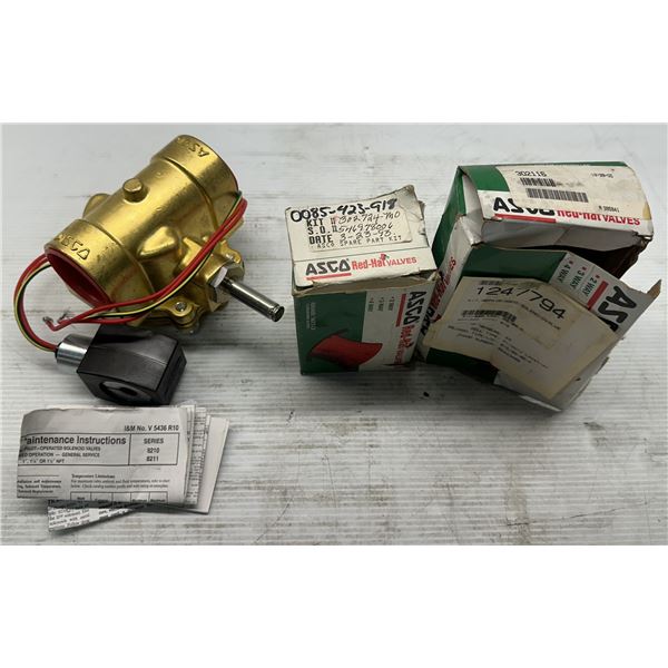 Lot of (3) Asco Vale & Repair Kits