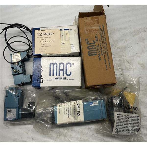 Lot of (7) Misc. Mac Valves