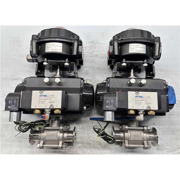 (2) Techmatic #ALS-400M2 Mechanical Switches w/#4M310-08 Valves