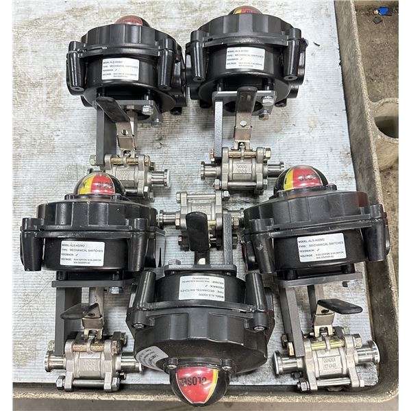 (5) Techmatic ALS-400M2 Mechanical Switches