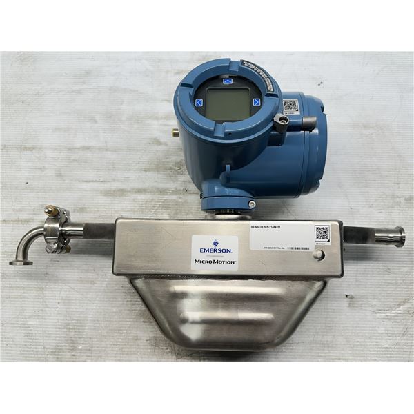 Emerson #4200I12ABABZZZAZ Micro Motion Transmitter w/#MMI-20031591 Flow Sensor
