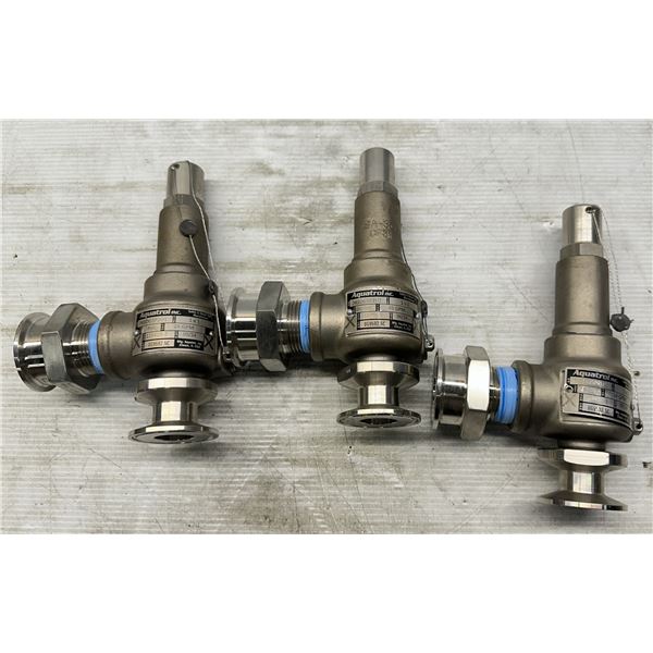 (3) Aquatrol #743DG5P2U1 Safety & Relief Valves