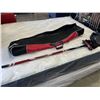 Image 4 : COMPLETE CURLING SET - BAG, BROOM, SHOES, GLOVES - MINT CONDITION