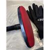 Image 5 : COMPLETE CURLING SET - BAG, BROOM, SHOES, GLOVES - MINT CONDITION