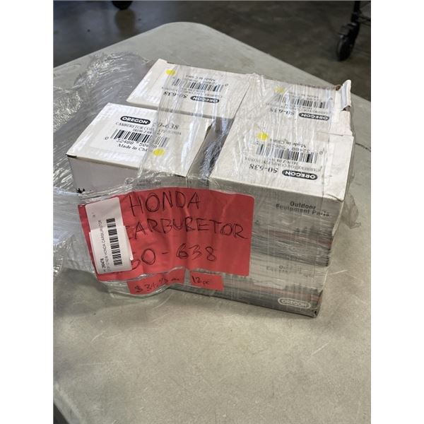 LOT OF 12 NEW HONDA CARBURUTOR MODEL # 50-638 34.99 EACH