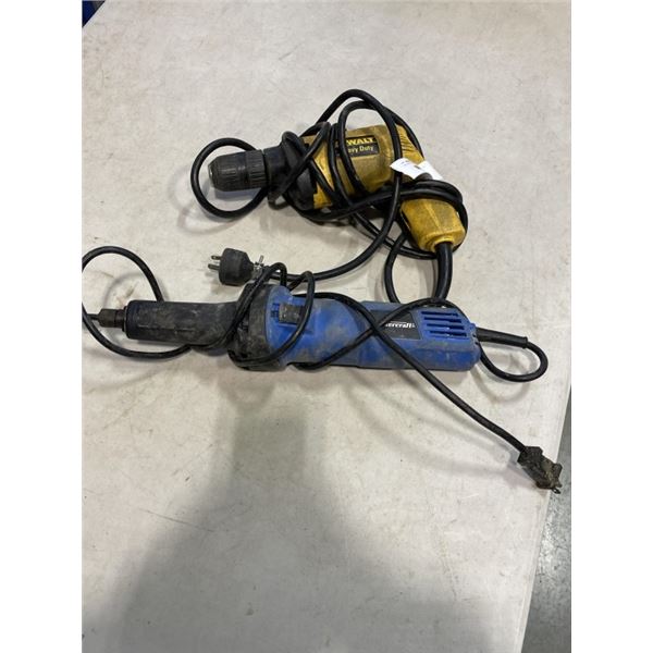 DIE GRINDER AND DEWALT DRILL