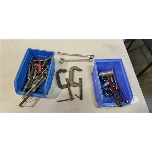 2 TRAYS OF SNAP ON AND MAC WRENCHES AND SOCKETS