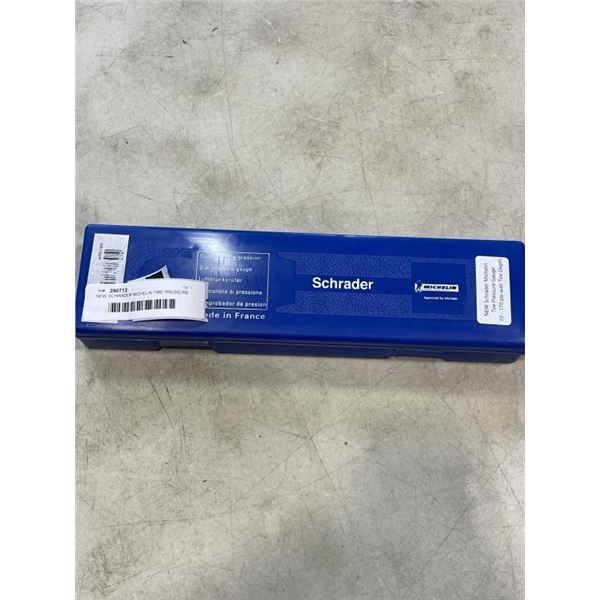 NEW SCHRADER MICHELIN TIRE PRESSURE GAUGE 10-170 PSI W/ TIRE DEPTH