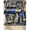 Image 1 : LITHIUM TOOL CASE KIT -  18V CORDLESS FLASH LIGHT, 18V RECIPROCATING SAW, 18V CIRCULAR SAW, AND DRIL