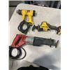 Image 1 : MILWAUKEE SAWZALL, DEWALT HEAT GUN, AND DEWALT RECIPROCATING SAW