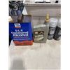 Image 2 : LOT OF 3 TOTES OF BRUSHES STARPS AND SHOP LIQUIDS