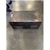 Image 1 : LARGE METAL TOTE WITH BOTTLE JACK AND BAR CLAMPS
