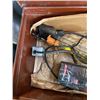 Image 4 : LARGE METAL TOTE WITH BOTTLE JACK AND BAR CLAMPS