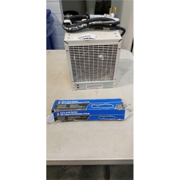 3/8" AIR RATCHET AND ELECTRIC HEATER