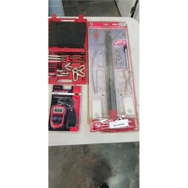 NEW LOCKOUT TOOL KIT, OBDII AND CAN CODE READER, AND GEAR PULLER