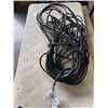 Image 1 : INDOOR\OUTDOOR 3-OUTLET HEAVY DUTY 100FT 12AWG 15AMP 125VOLTS BLACK EXTENTION CORD
