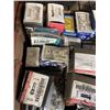 Image 2 : TRAY OF ASSORTED HARDWARE NUTS BOLTS WASHERS AND BOLT GUAGES