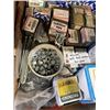 Image 4 : TRAY OF ASSORTED HARDWARE NUTS BOLTS WASHERS AND BOLT GUAGES