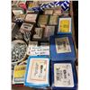 Image 5 : TRAY OF ASSORTED HARDWARE NUTS BOLTS WASHERS AND BOLT GUAGES