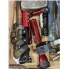 Image 2 : TRAY OF FLARES TUBING TOOLS VACCUM PUMP AND FLASHLIGHTS
