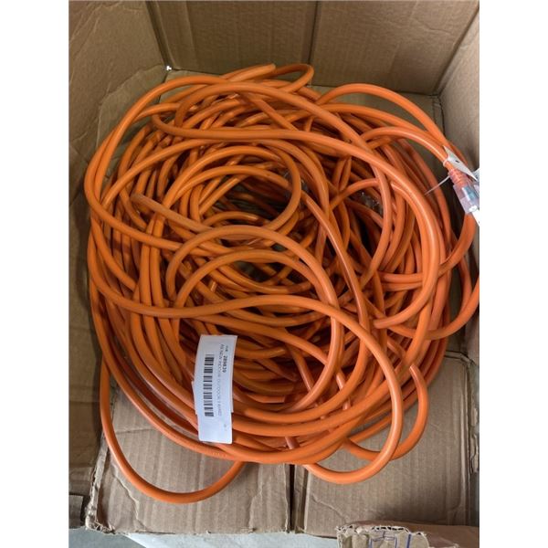 AS NEW INDOOR OUTDOOR 3 WIRED GROUNDED 200FT 16AWG ORANGE SERIES