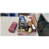 Image 1 : TRAY OF ASSORTED AUTOMOTIVE LIGHTS IGNITION MOUNTS AND MORE