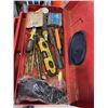Image 2 : TOOL BOX WITH ASSORTED HAND TOOLS