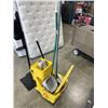Image 2 : RUBBERMAID MOP BUCKET WITH WET FLOOR SIGN, MOTION SANITIZER DISPENSER WORKING, WRINGER AND MOP