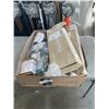 Image 1 : BOX OF BRAIDED WASHER FILL HOSES, DRYER EXHAUST HOSES AND STACKER KITS