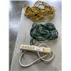 Image 1 : 2 EXTENSION CORDS AND POWER BAR