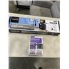 Image 1 : SANUS HEIGHT ADJUSTABLE SPEAKER STANDS AND MEDIA PLAYER MOUNTING BRACKET